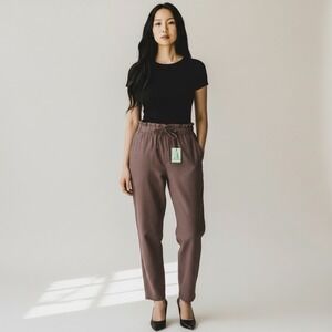 Andrea Pompilio Alston Women's Trousers 46 Luxury Made in Italy Stripe